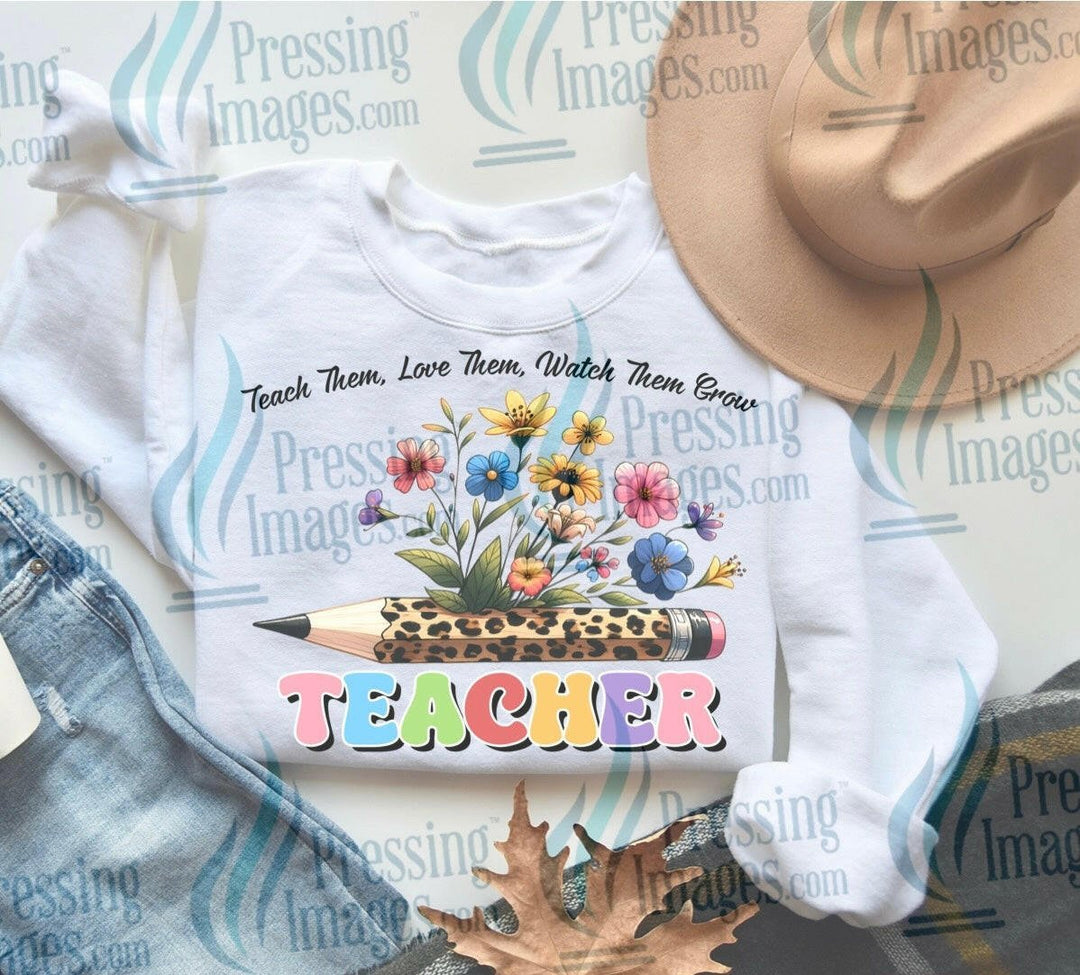 DTF: 898 Teacher - Pressing Images