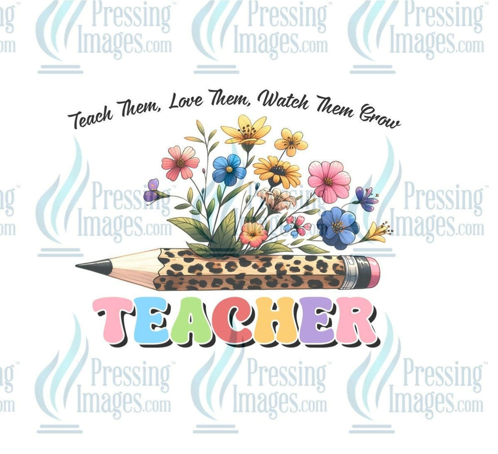 DTF: 898 Teacher - Pressing Images