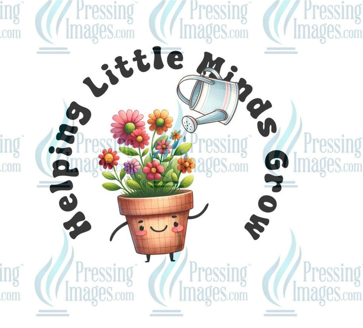 DTF: 899 Helping little minds grow - Pressing Images