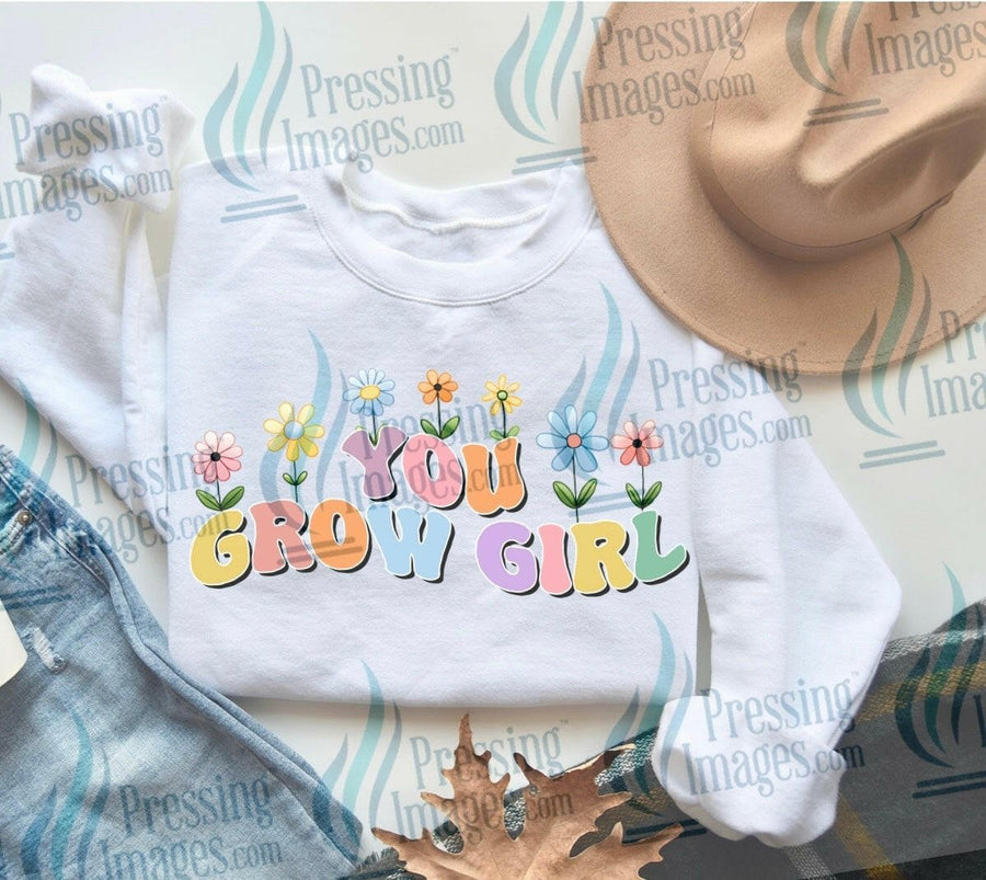 DTF: 902 You grow girl - Pressing Images