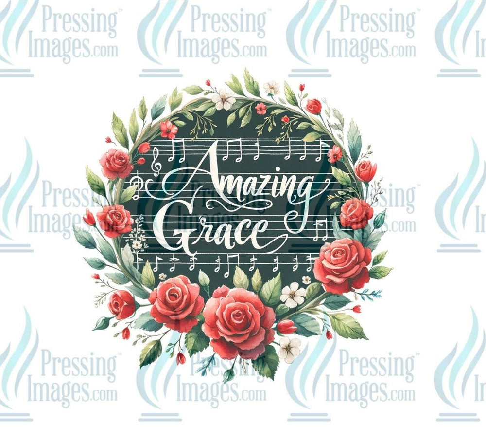 DTF: 913 Amazing Grace - Pressing Images