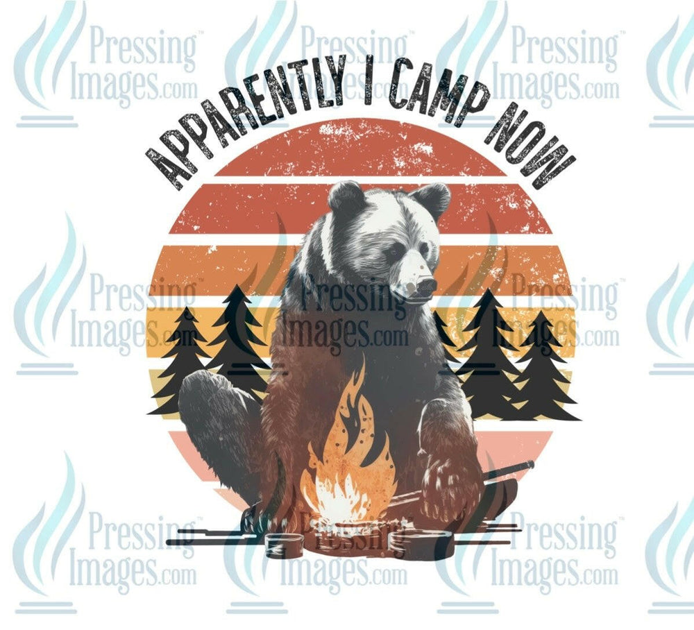 DTF: 922 Apparently I camp now - Pressing Images