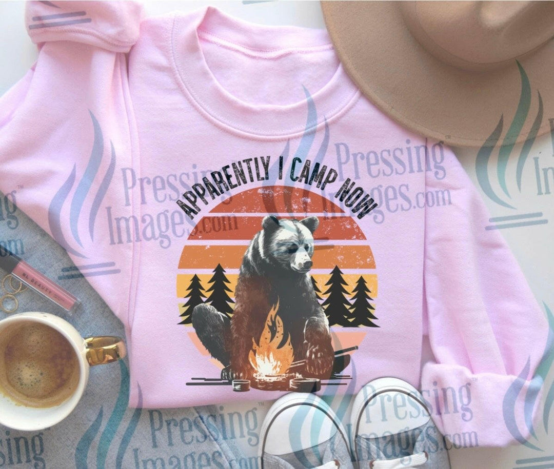 DTF: 922 Apparently I camp now - Pressing Images