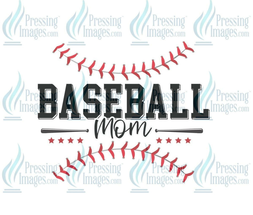 DTF: 926 Baseball Mom - Pressing Images