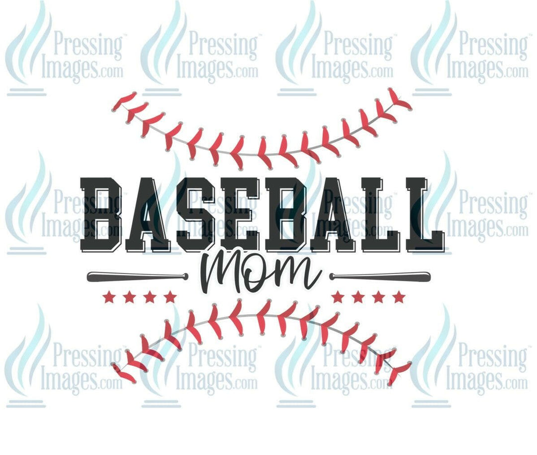 DTF: 926 Baseball Mom - Pressing Images