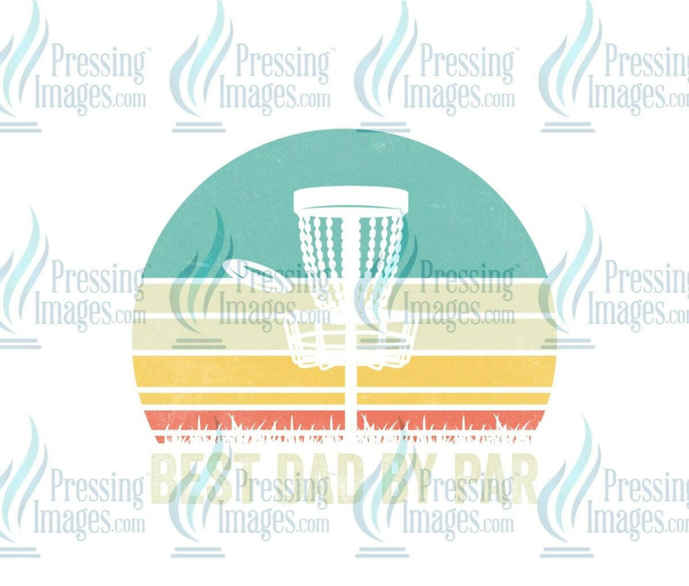 DTF: 936 Best Dad by par - Pressing Images