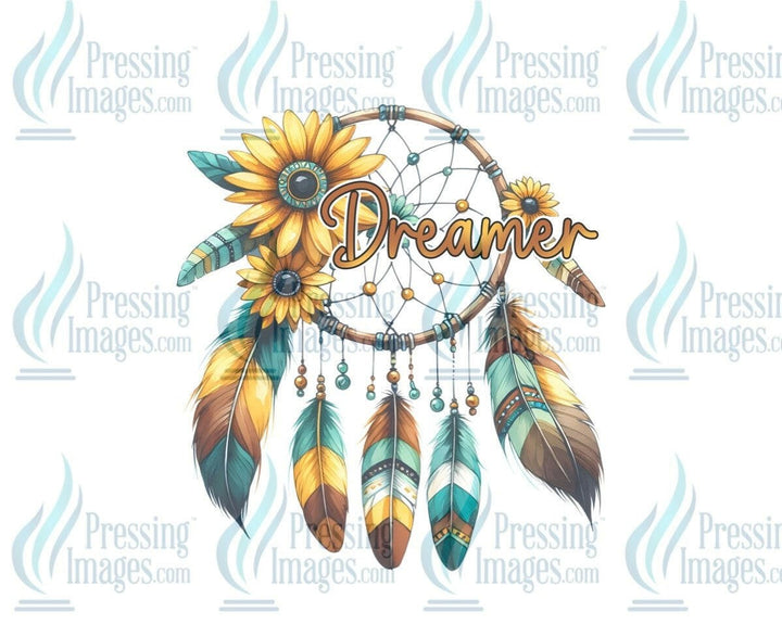 DTF: 948 Dreamer Dream catcher - Pressing Images