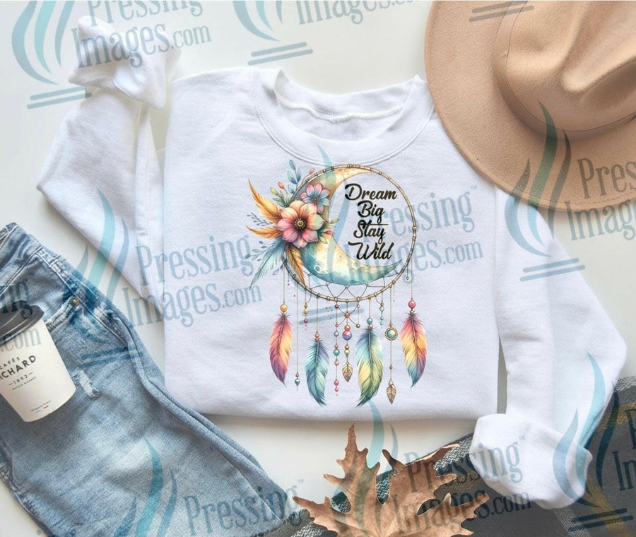 DTF: 952 Dream big stay wild - Pressing Images