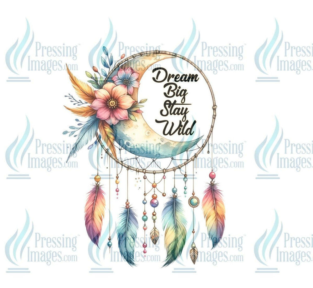 DTF: 952 Dream big stay wild - Pressing Images