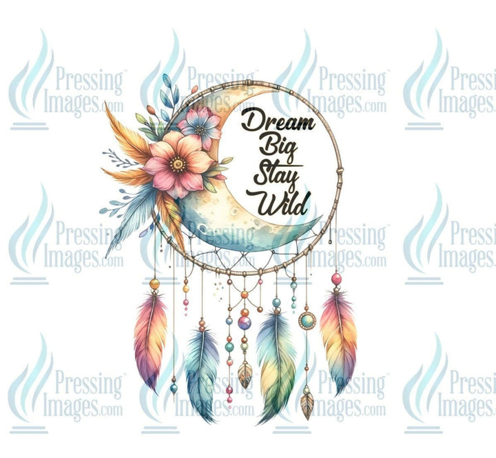 DTF: 952 Dream big stay wild - Pressing Images