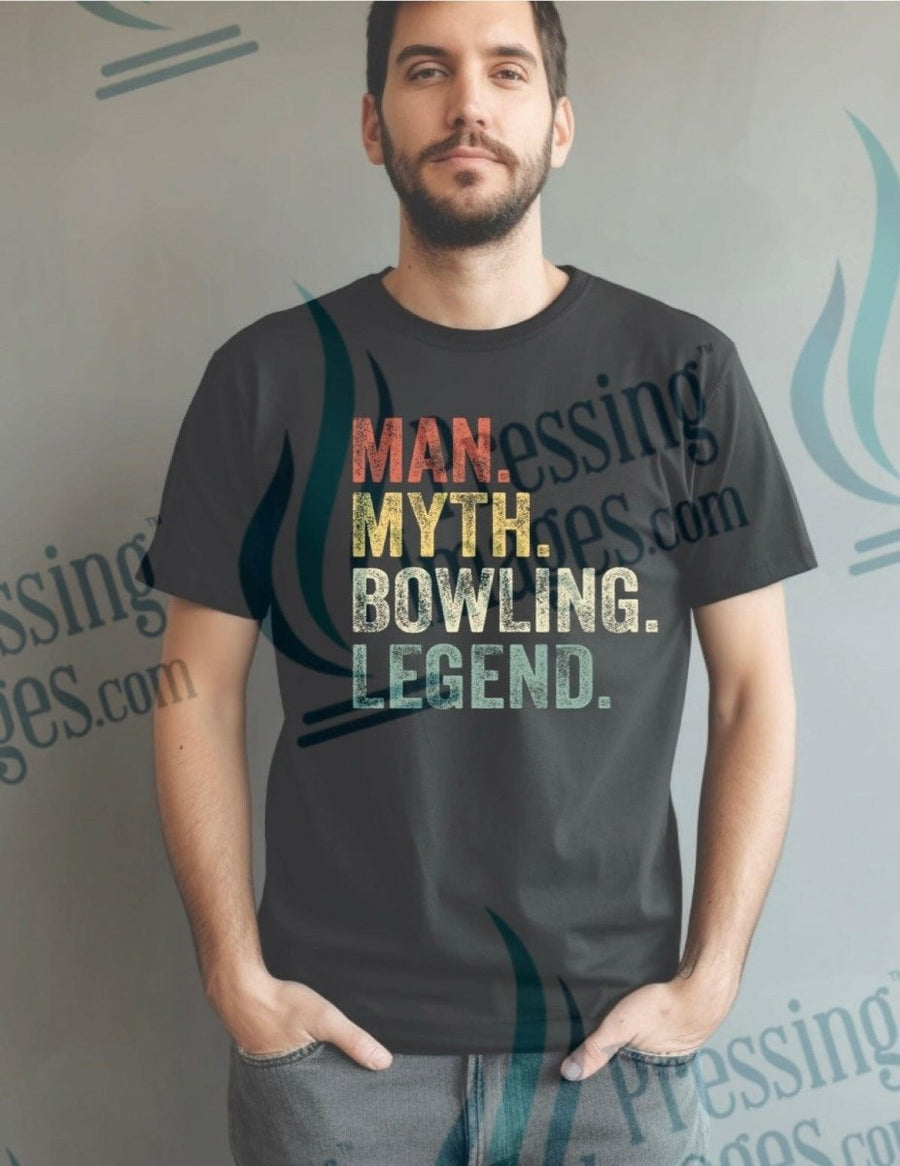 DTF: 962 Man myth bowling legend - Pressing Images