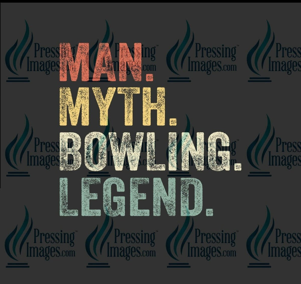 DTF: 962 Man myth bowling legend - Pressing Images