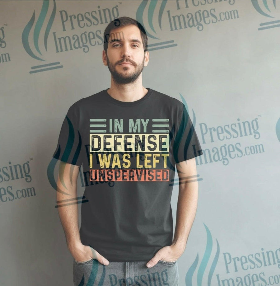 DTF: 966 In my defence I was left unsupervised - Pressing Images