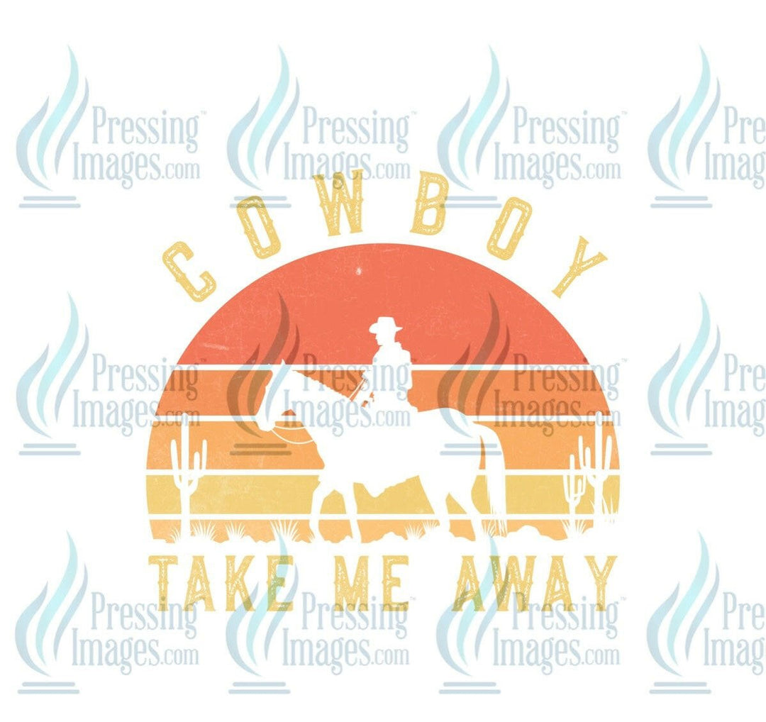 DTF: 976 Cowboy take me away - Pressing Images