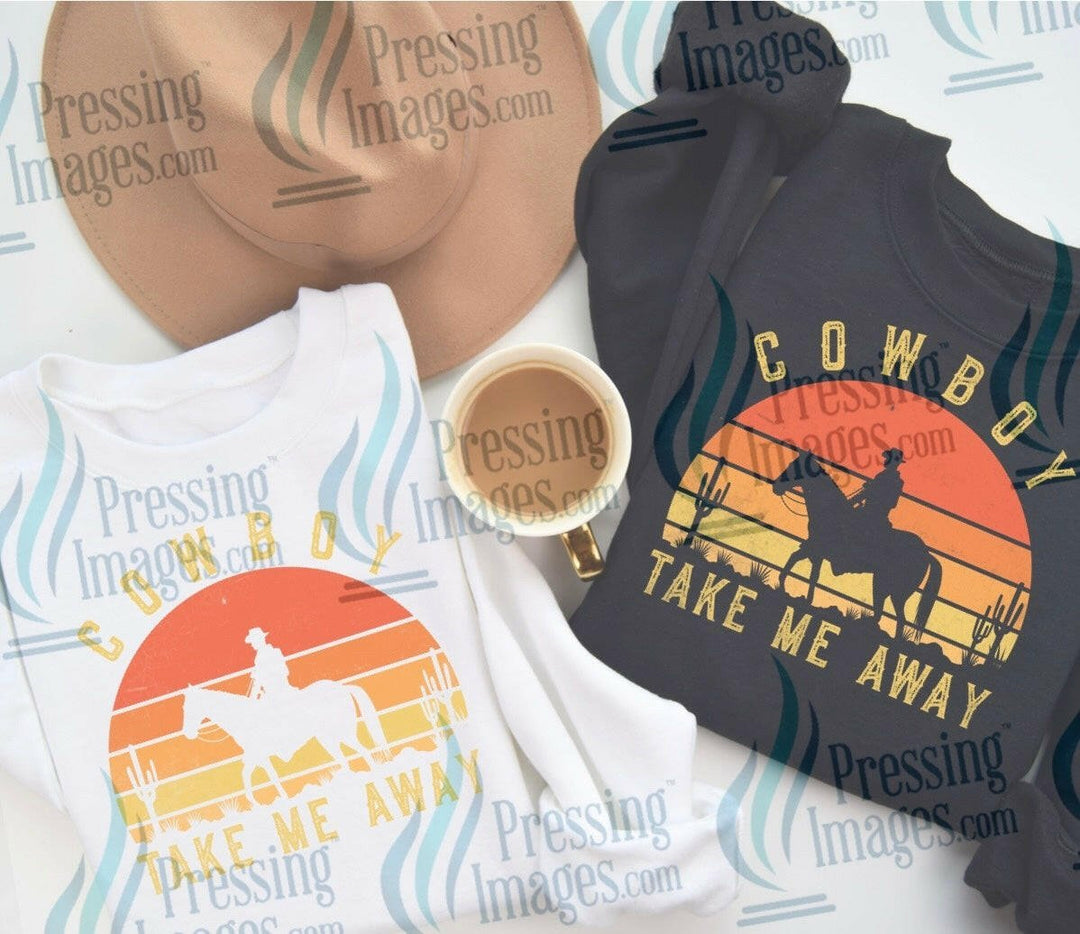 DTF: 976 Cowboy take me away - Pressing Images