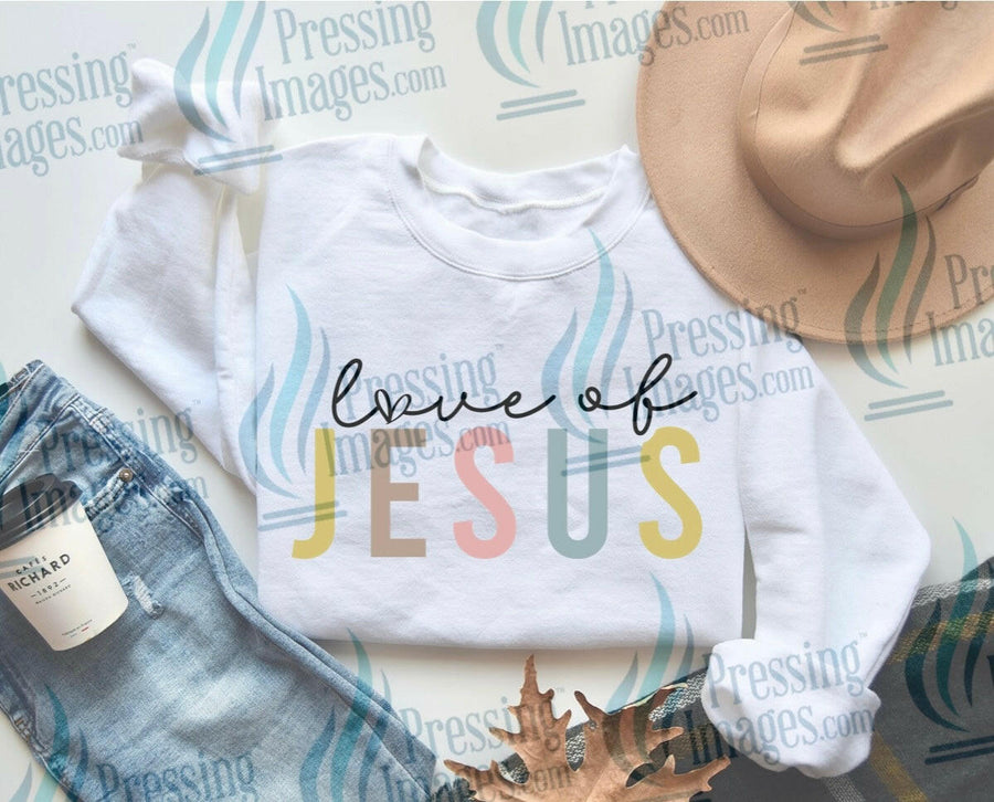 DTF: 978 Love of Jesus - Pressing Images