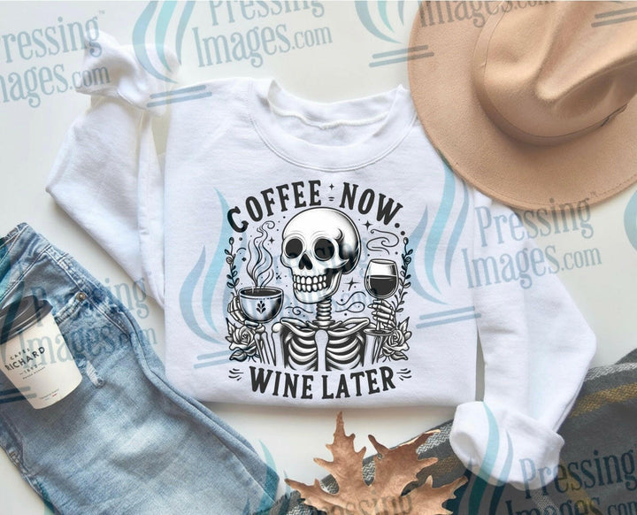 DTF: 982 Coffee now wine later - Pressing Images