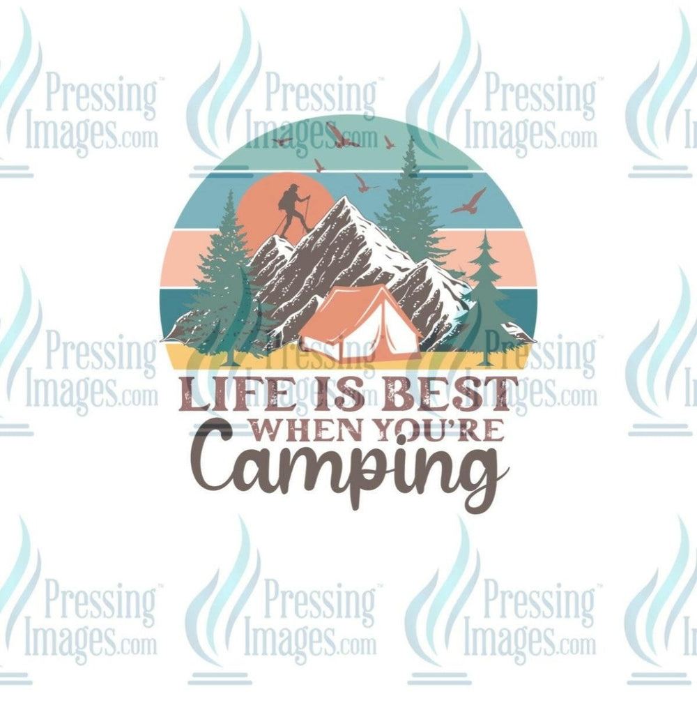 DTF: 990 Life is better when you’re camping - Pressing Images