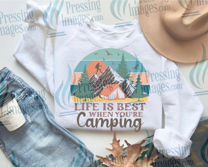 DTF: 990 Life is better when you’re camping - Pressing Images
