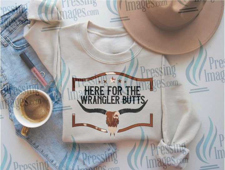 DTF: 993 Here for the wrangler butts - Pressing Images