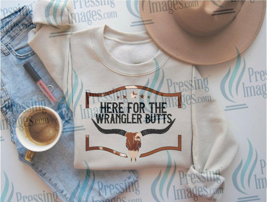 DTF: 993 Here for the wrangler butts - Pressing Images
