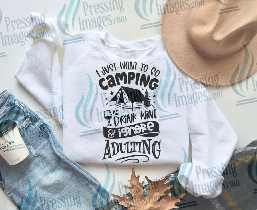 DTF: 995 I just need to go camping - Pressing Images