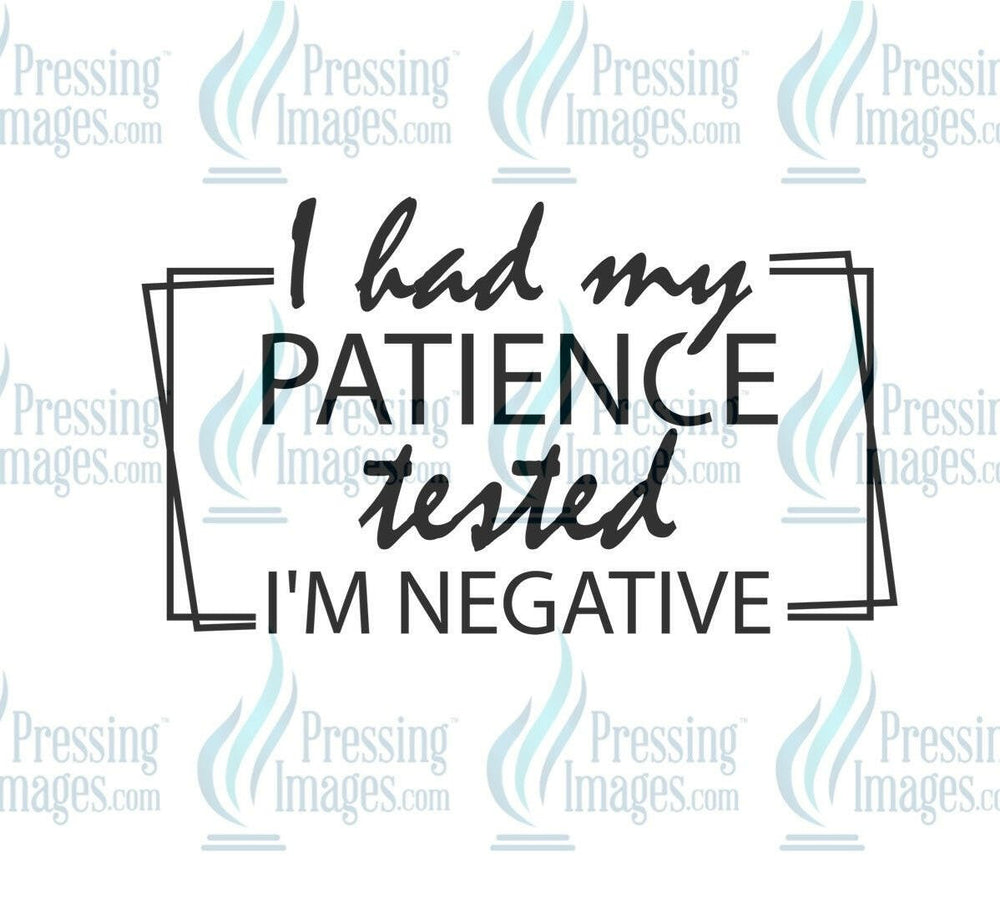 DTF: 996 I had my patience tested I’m negative - Pressing Images