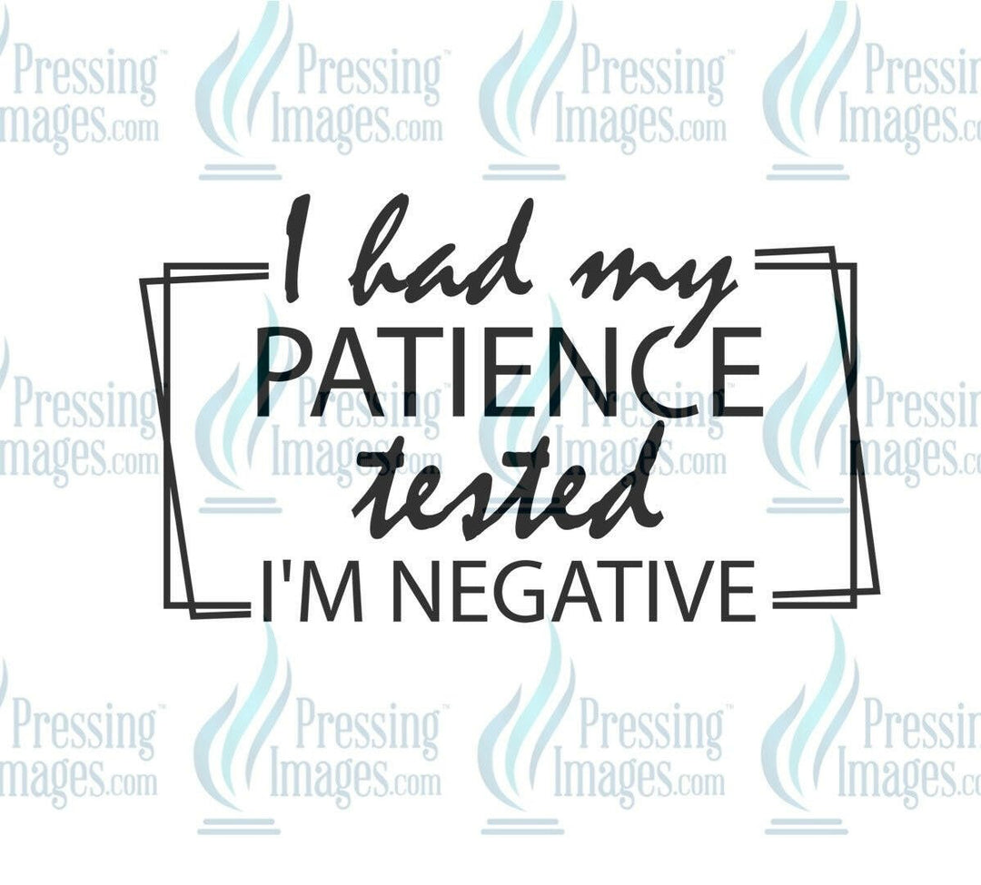 DTF: 996 I had my patience tested I’m negative - Pressing Images