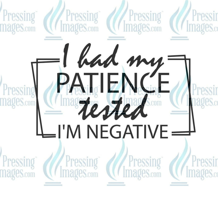 DTF: 996 I had my patience tested I’m negative - Pressing Images