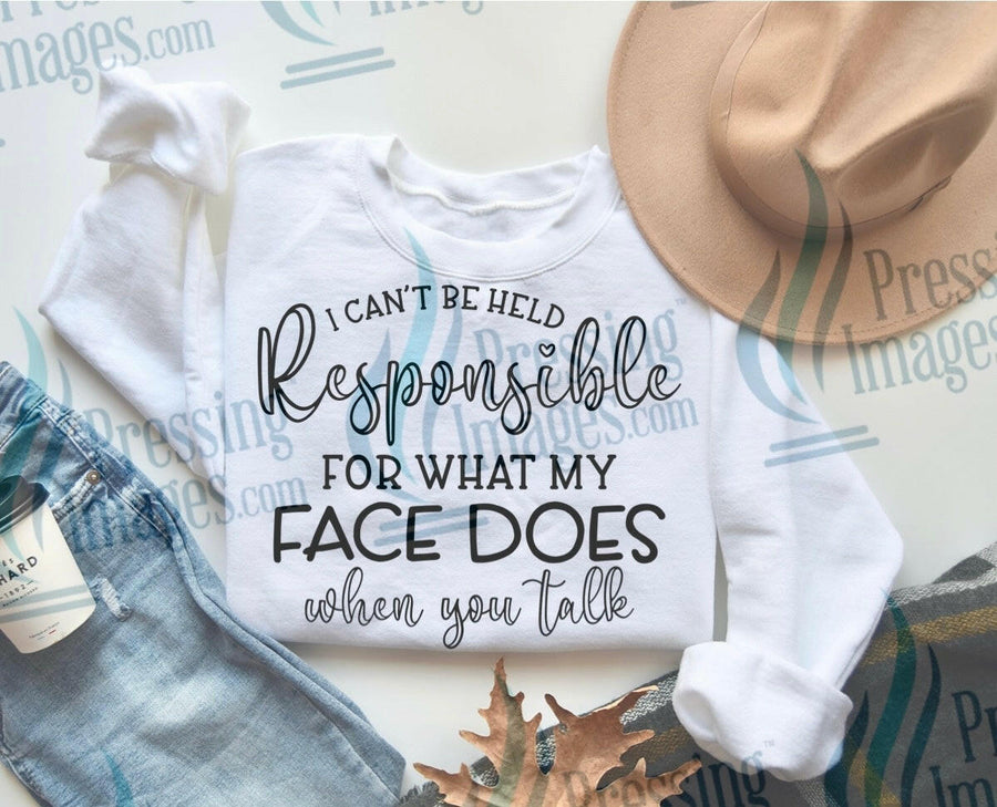 DTF: 998 I’m not responsible for what my face does - Pressing Images