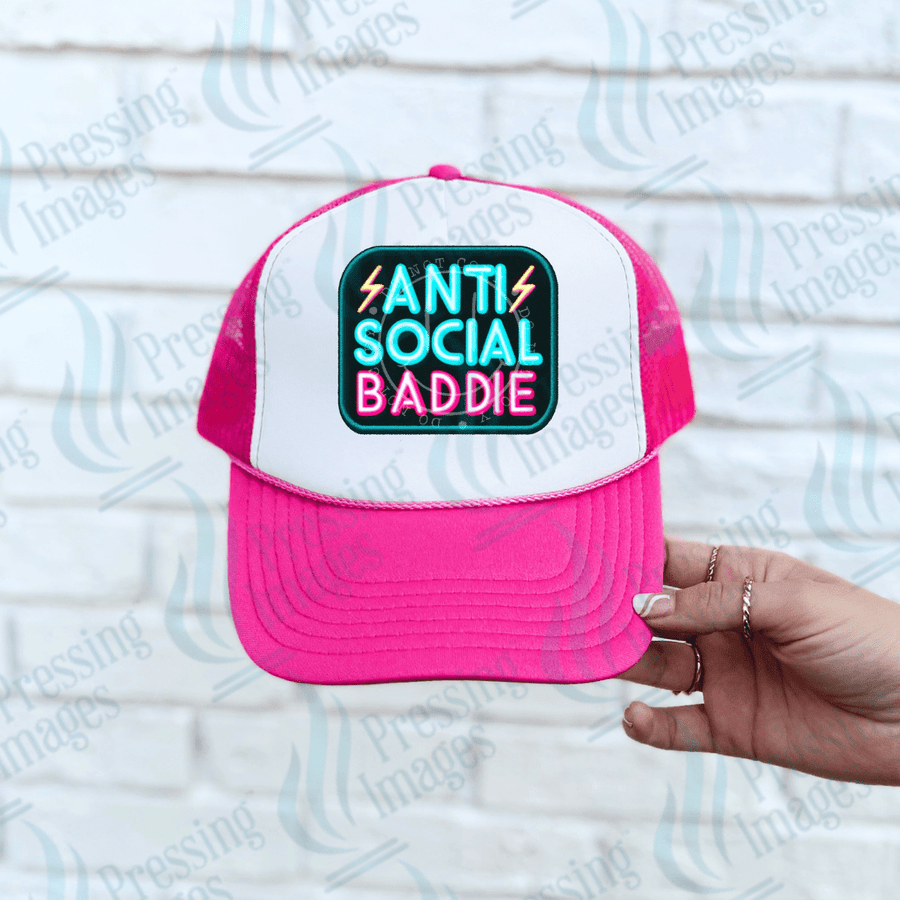 DTF HP 1000 Antisocial baddie 3 PK - Pressing Images