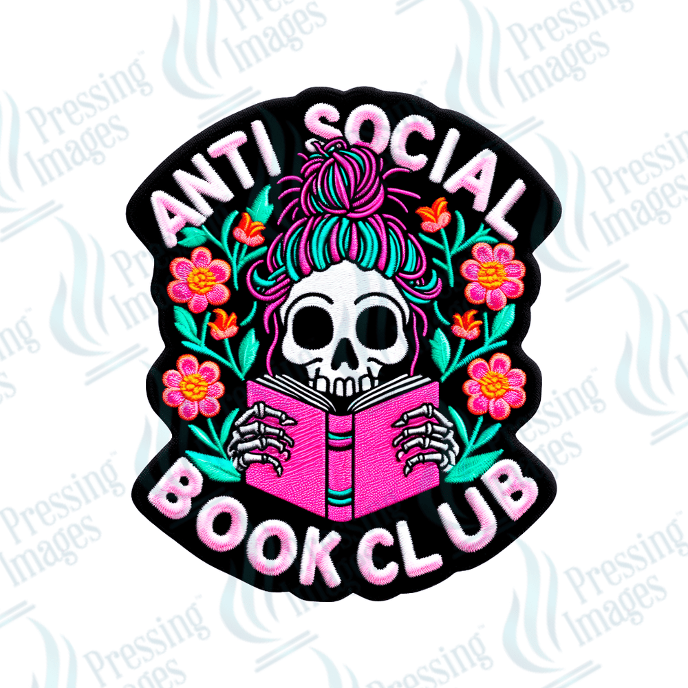 DTF HP 1003 Antisocial book club 3 PK - Pressing Images