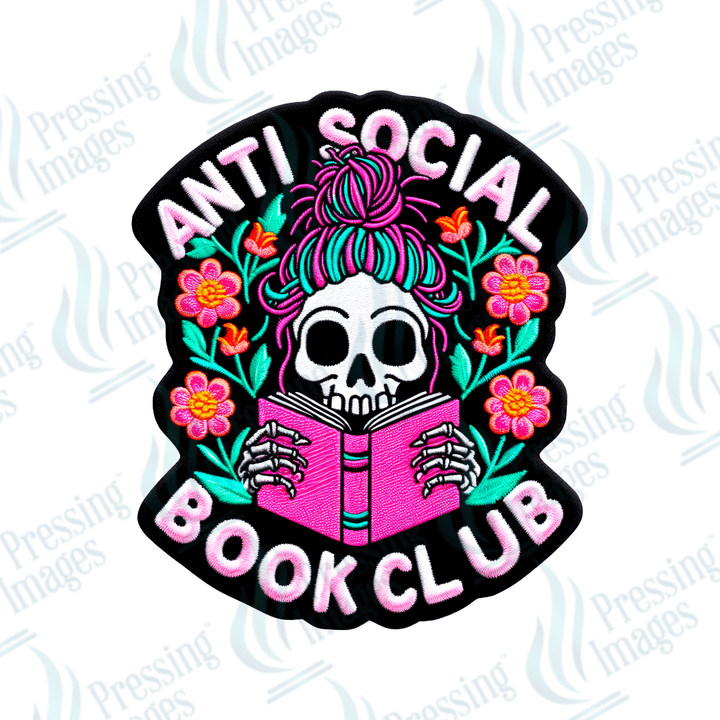 DTF HP 1003 Antisocial book club 3 PK - Pressing Images