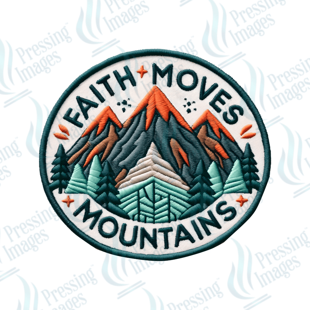 DTF HP 1011 Faith moves mountains 3 PK - Pressing Images