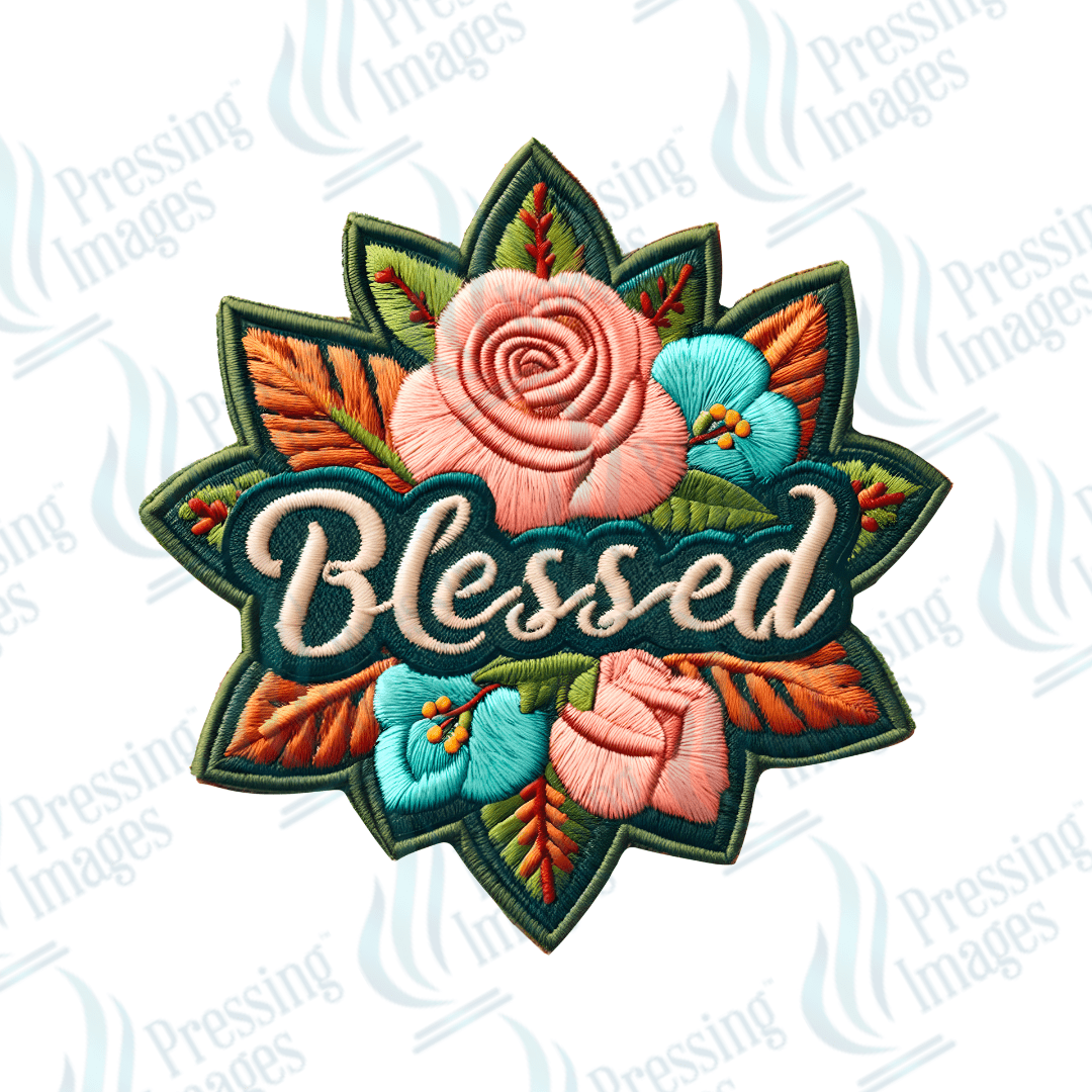 DTF HP 1014 Blessed two 3PK - Pressing Images
