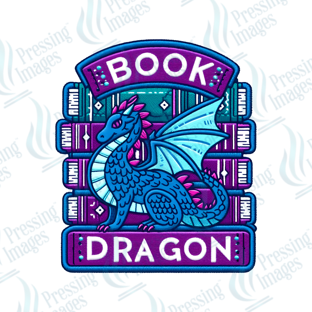DTF HP 1015 Book dragon 3PK - Pressing Images