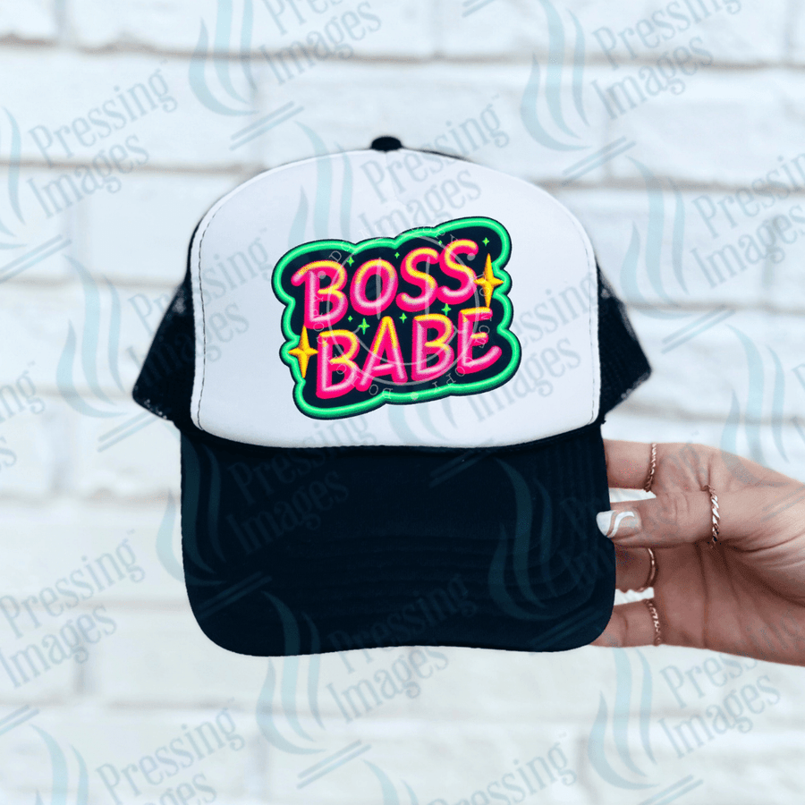 DTF HP 1028 Boss babe 3PK - Pressing Images