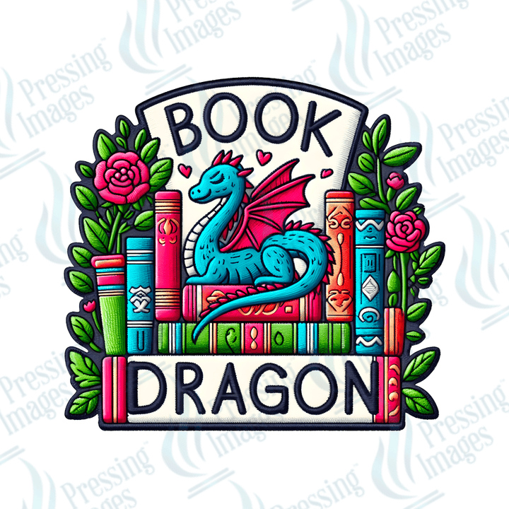 DTF HP 1029 Book dragon 3PK - Pressing Images