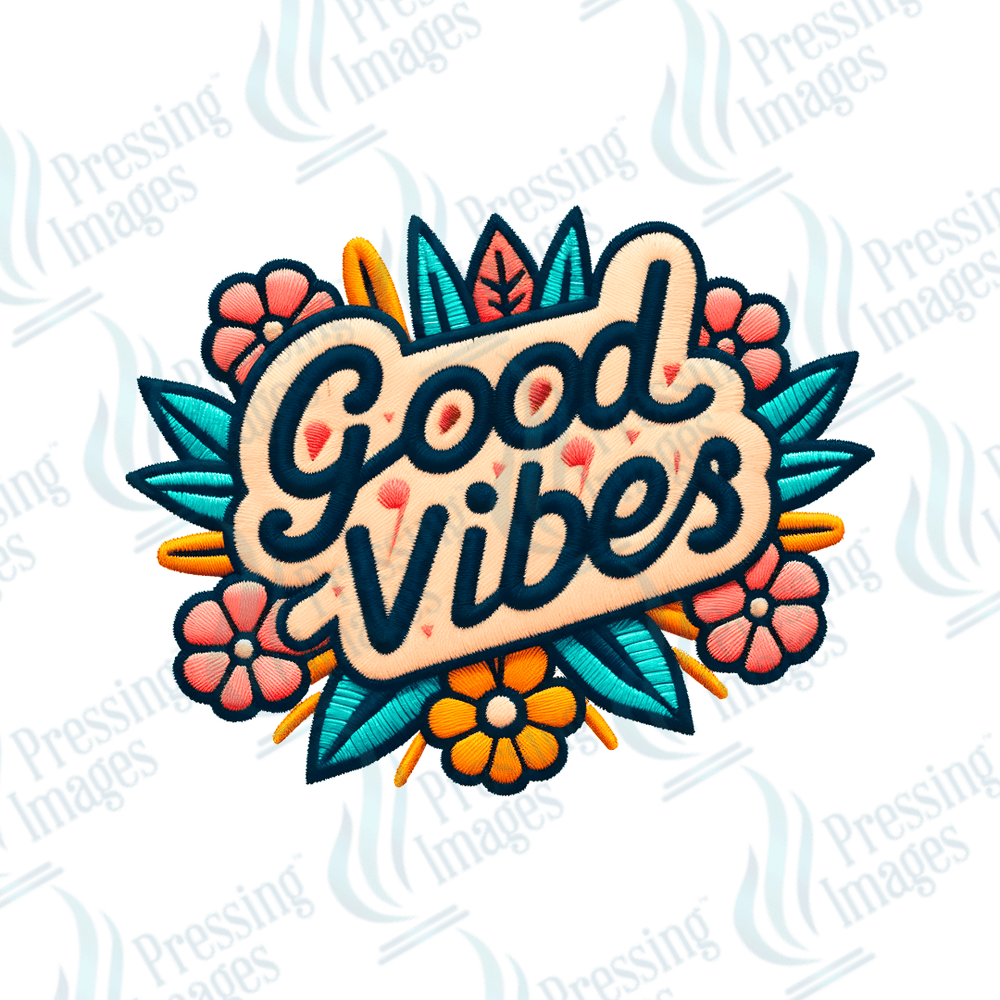 DTF HP 1038 Good vibes one 3PK - Pressing Images