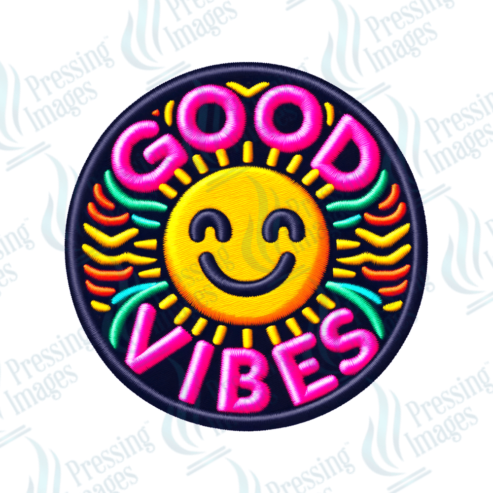DTF HP 1039 Good vibes two 3PK - Pressing Images