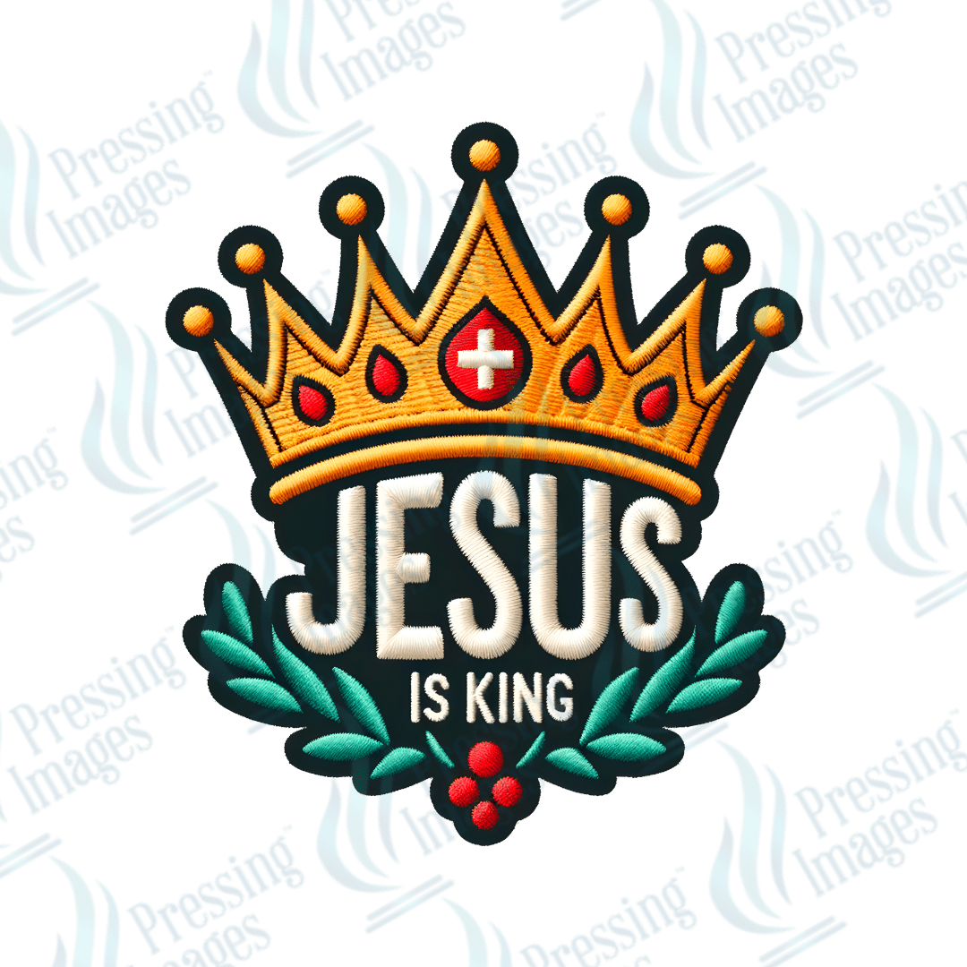 DTF HP 1043 Jesus is King one 3PK - Pressing Images