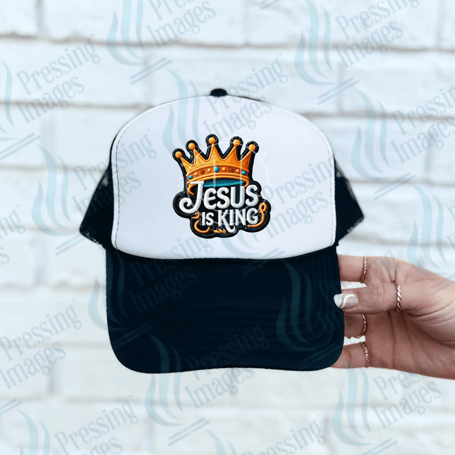 DTF HP 1044 Jesus is King two 3PK - Pressing Images