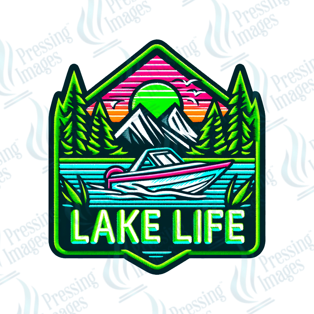 DTF HP 1050 Lake life one 3PK - Pressing Images