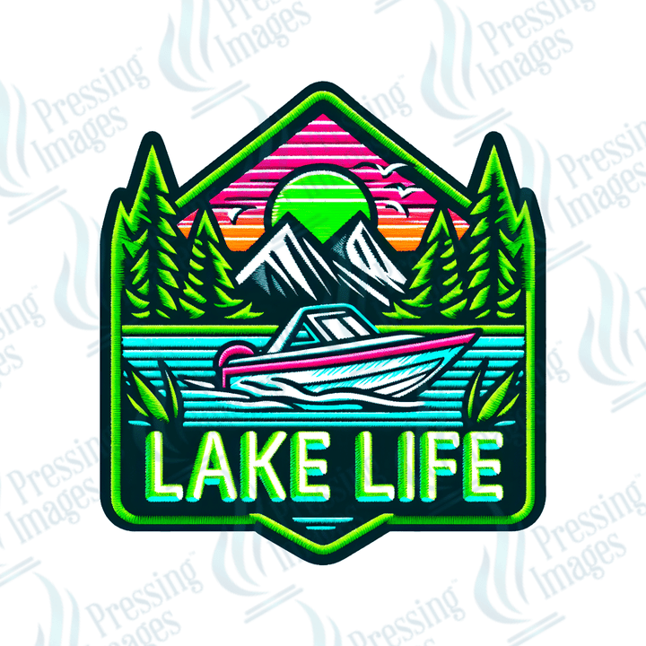 DTF HP 1050 Lake life one 3PK - Pressing Images