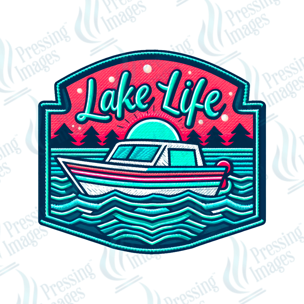 DTF HP 1051 Lake life two 3PK - Pressing Images
