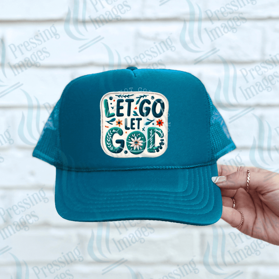 DTF HP 1053 Let go let God 3PK - Pressing Images