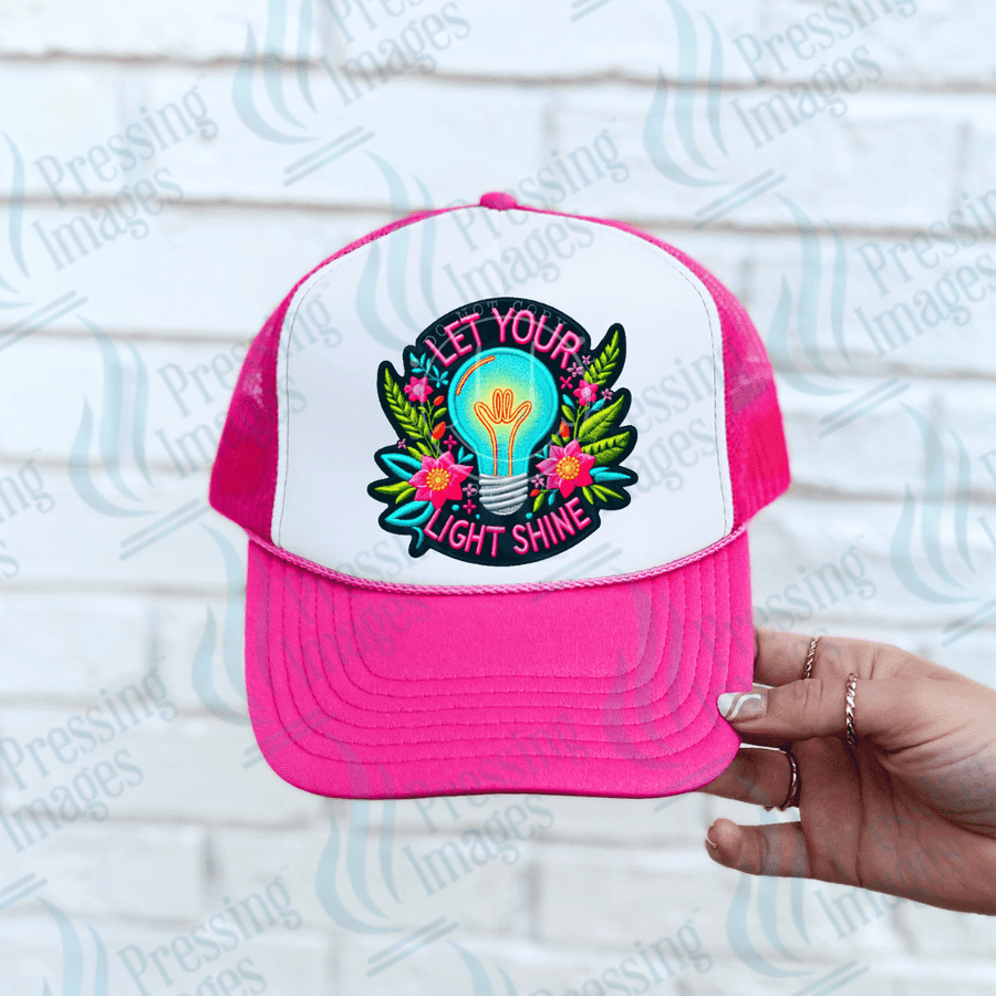 DTF HP 1054 Let your light shine 3PK - Pressing Images