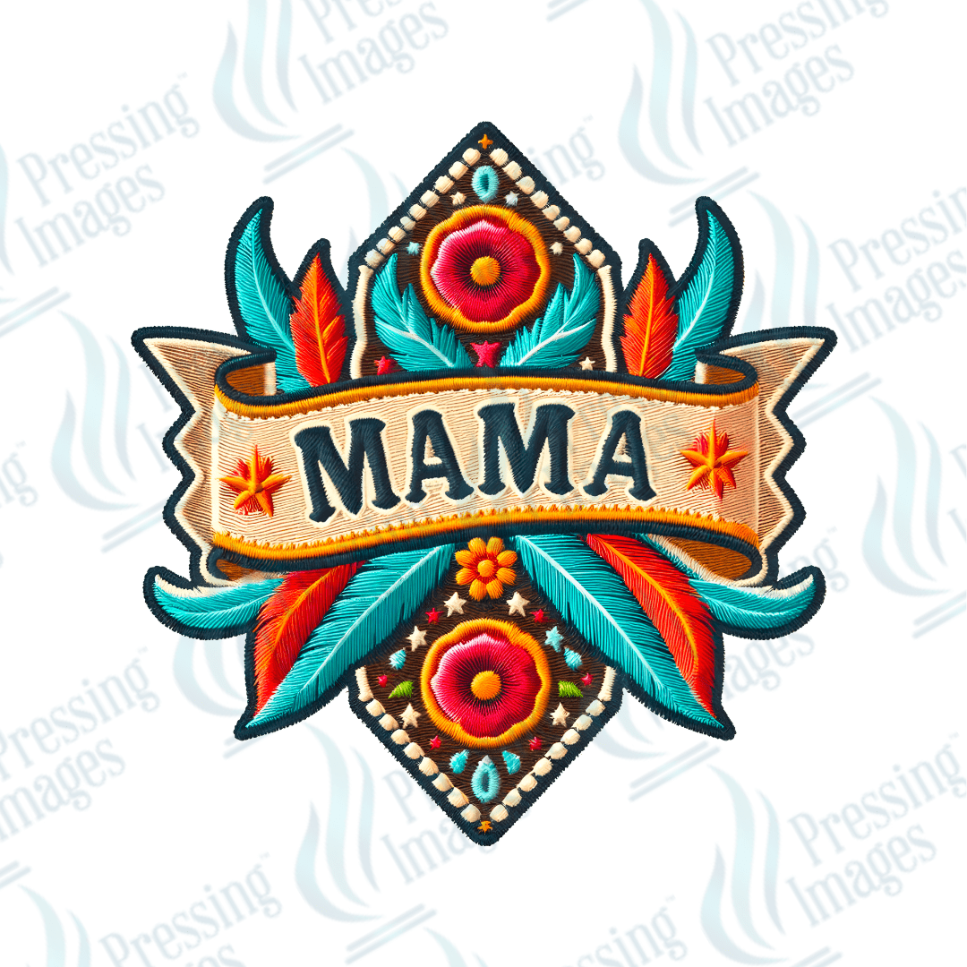 DTF HP 1057 Mama western 3PK - Pressing Images