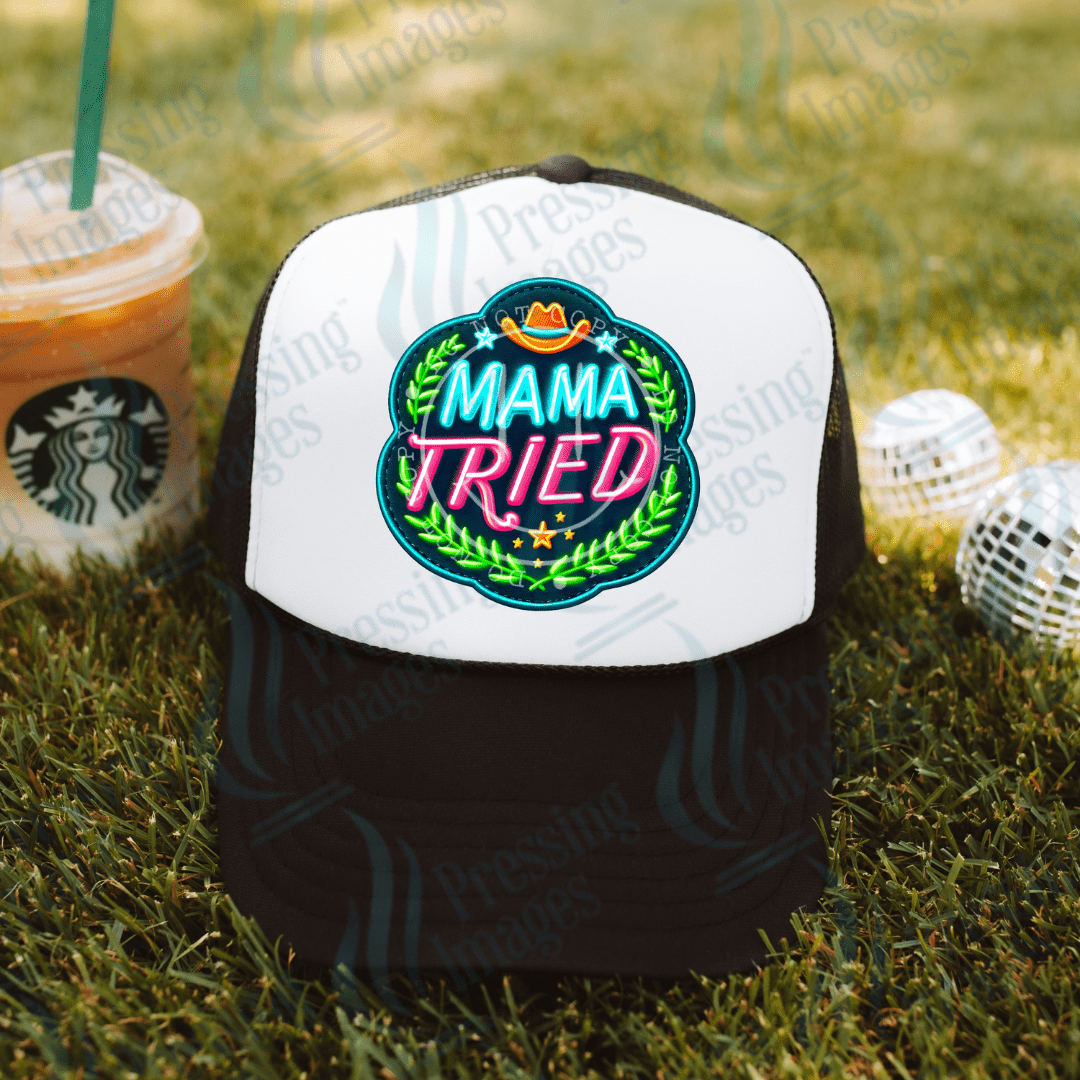 DTF HP 1059 Mama tried one 3PK - Pressing Images