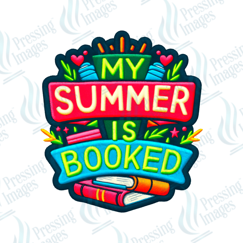 DTF HP 1061 My summer is booked 3PK - Pressing Images